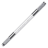 DOUBLE ENDED CRYSTAL MICROBLADING HAND TOOL - WHITE - Luna Beauty Supplies